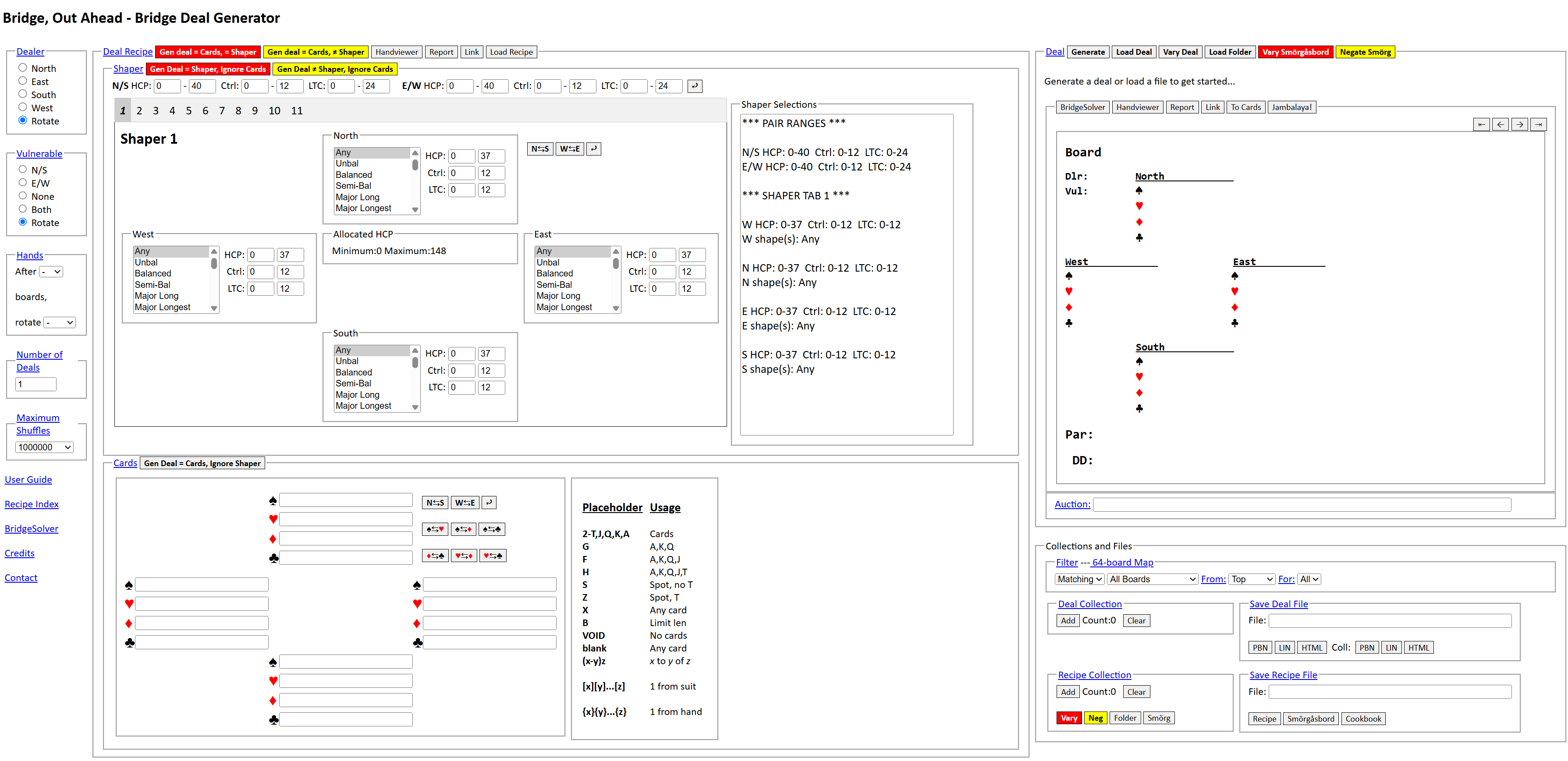 Bridge, Out Ahead webpage